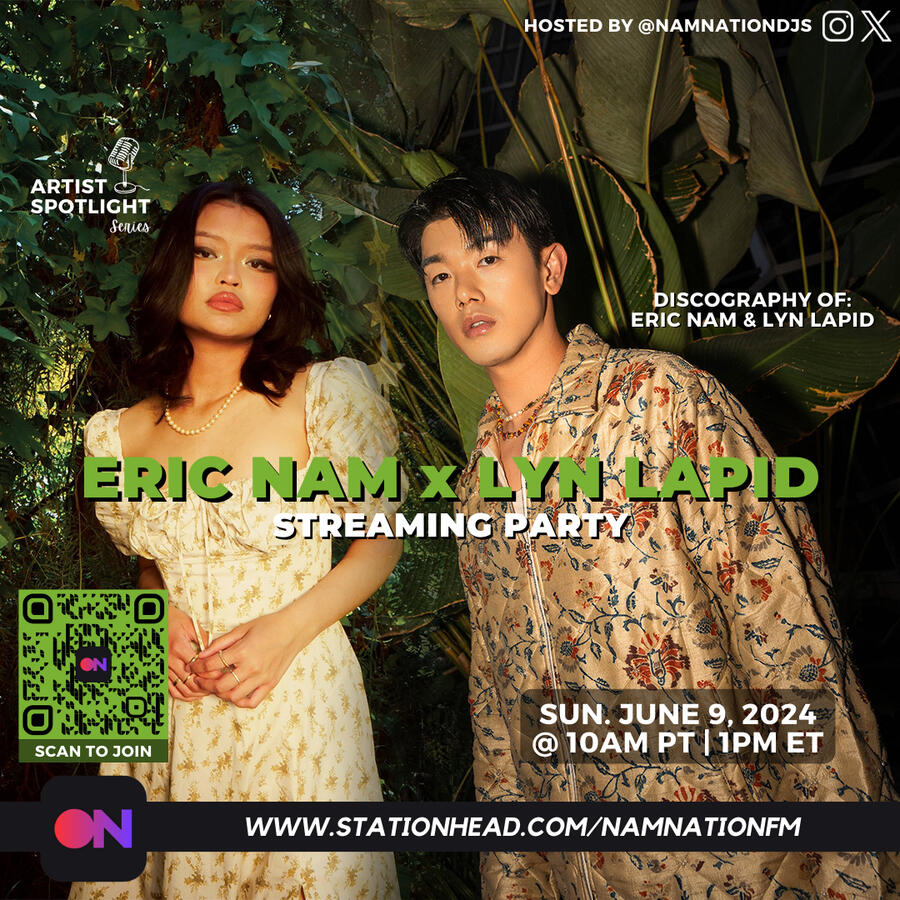Eric Nam and Lyn Lapid Stationhead Streaming Party