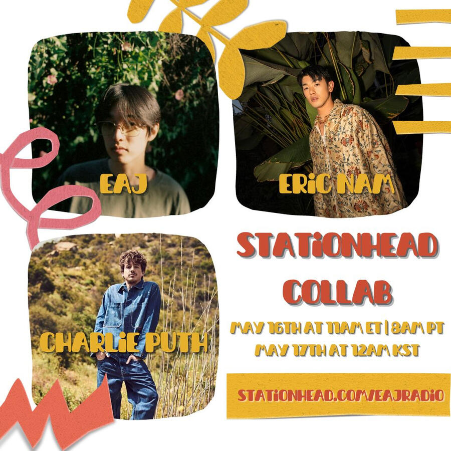 Eric Nam x eaJ x Charlie Puth Streaming Party Eric Nam, eaJ, Charlie Puth Stationhead Streaming Party