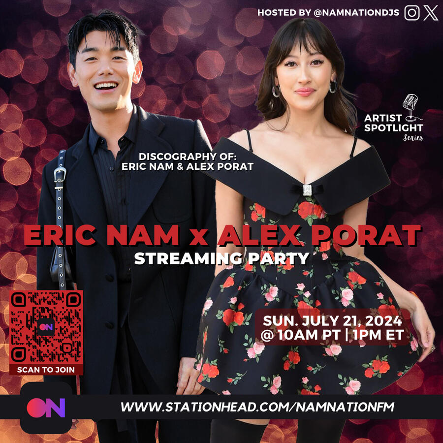Eric Nam and Alex Porat Stationhead Streaming Party