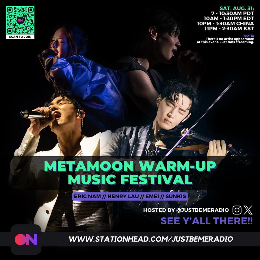 MetaMoon Warm-up Music Festival Streaming Party on Stationhead with Eric Nam, Henry Lau, Emei, and sunkis