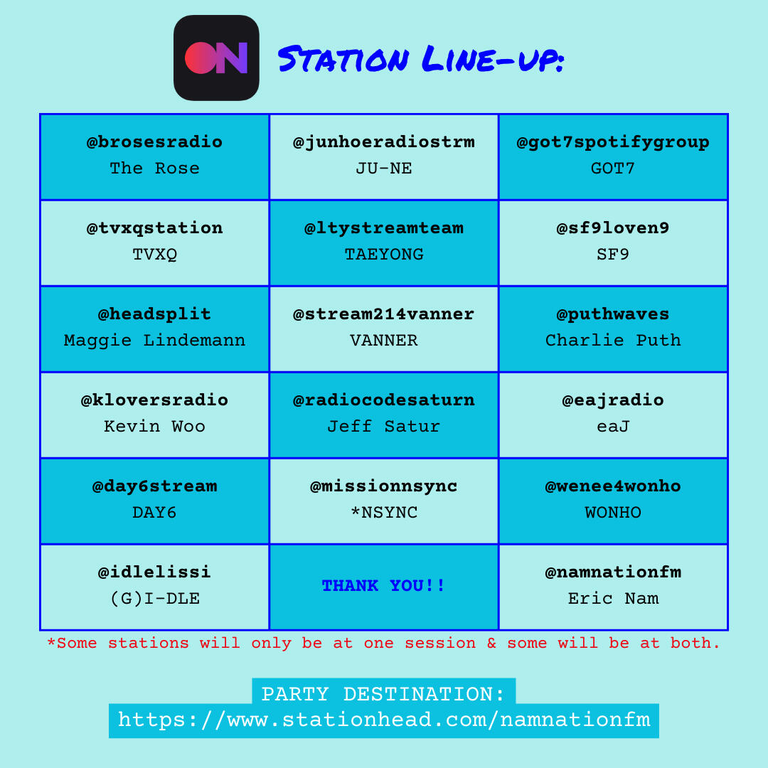 Time Machine Throwback 90s-00s Pop Streaming Party on Stationhead