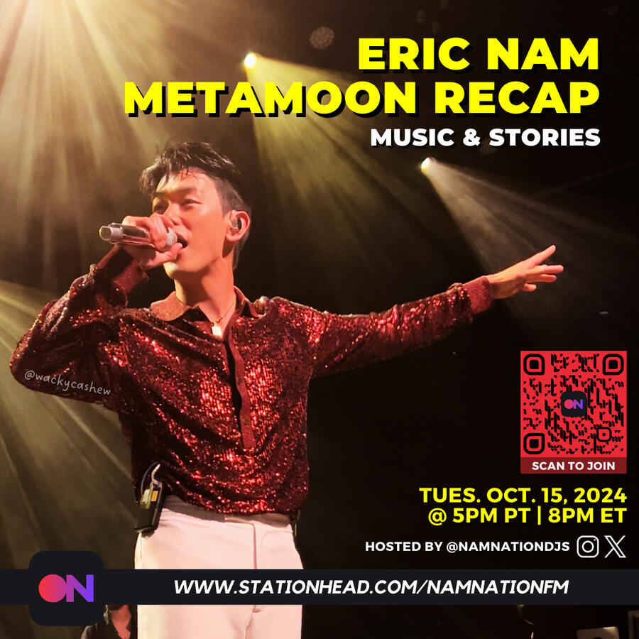 Eric Nam MetaMoon Recap Eric Nam MetaMoon Music Festival Recap Stationhead Streaming Party