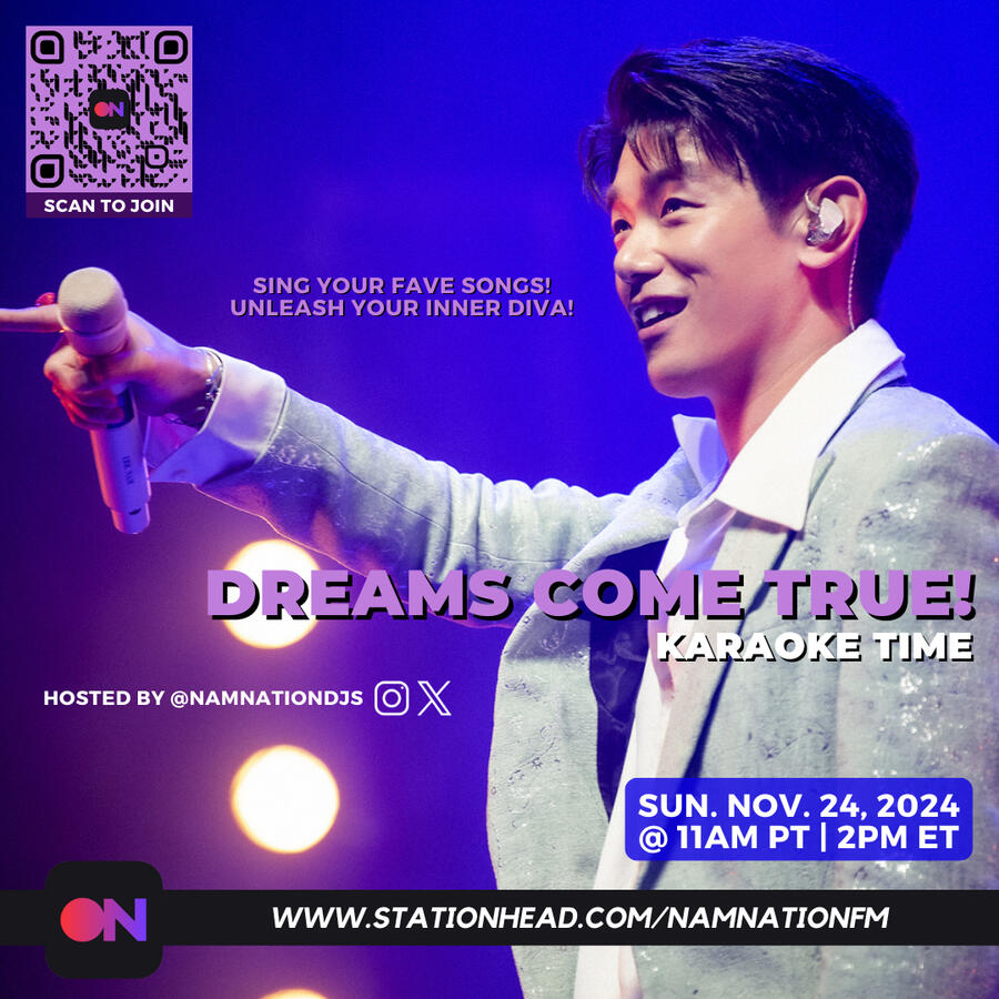 Eric Nam Stationhead Karaoke Time - DREAMS COME TRUE!