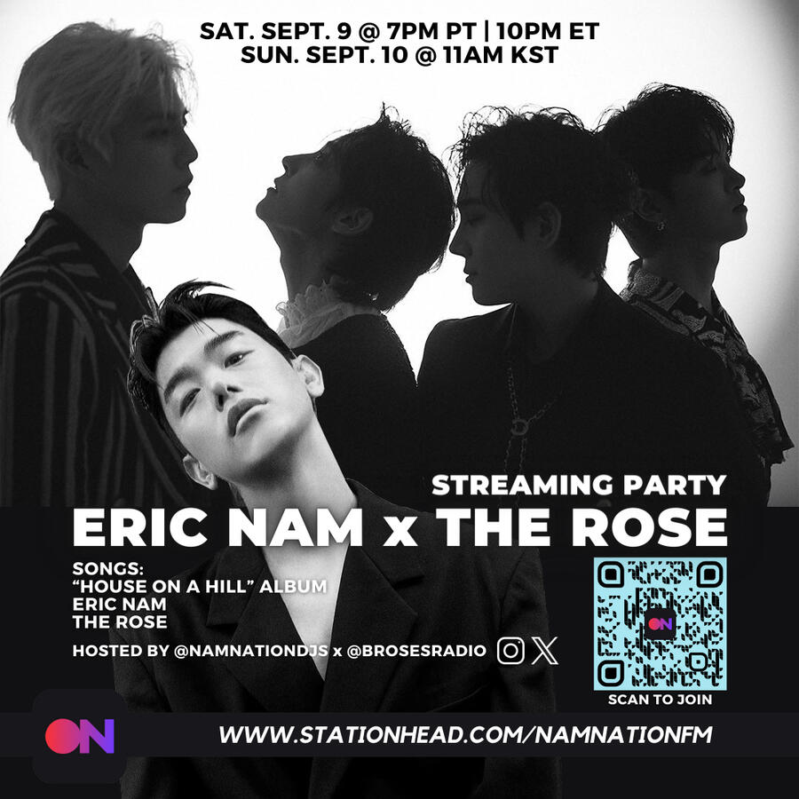 Eric Nam and The Rose Stationhead Streaming Party