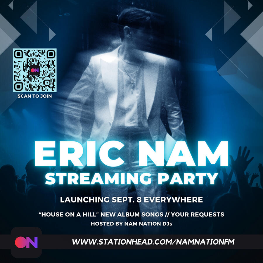 Streaming for Eric Nam on Stationhead