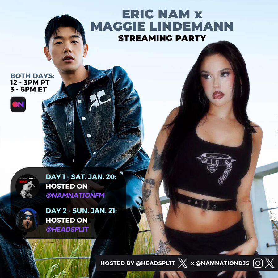Eric Nam and Maggie Lindemann Stationhead Streaming Party