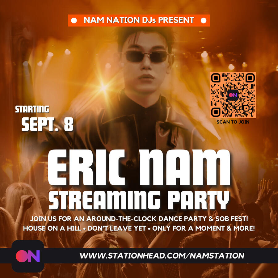Streaming for Eric Nam on Stationhead Streaming for Eric Nam on Stationhead
