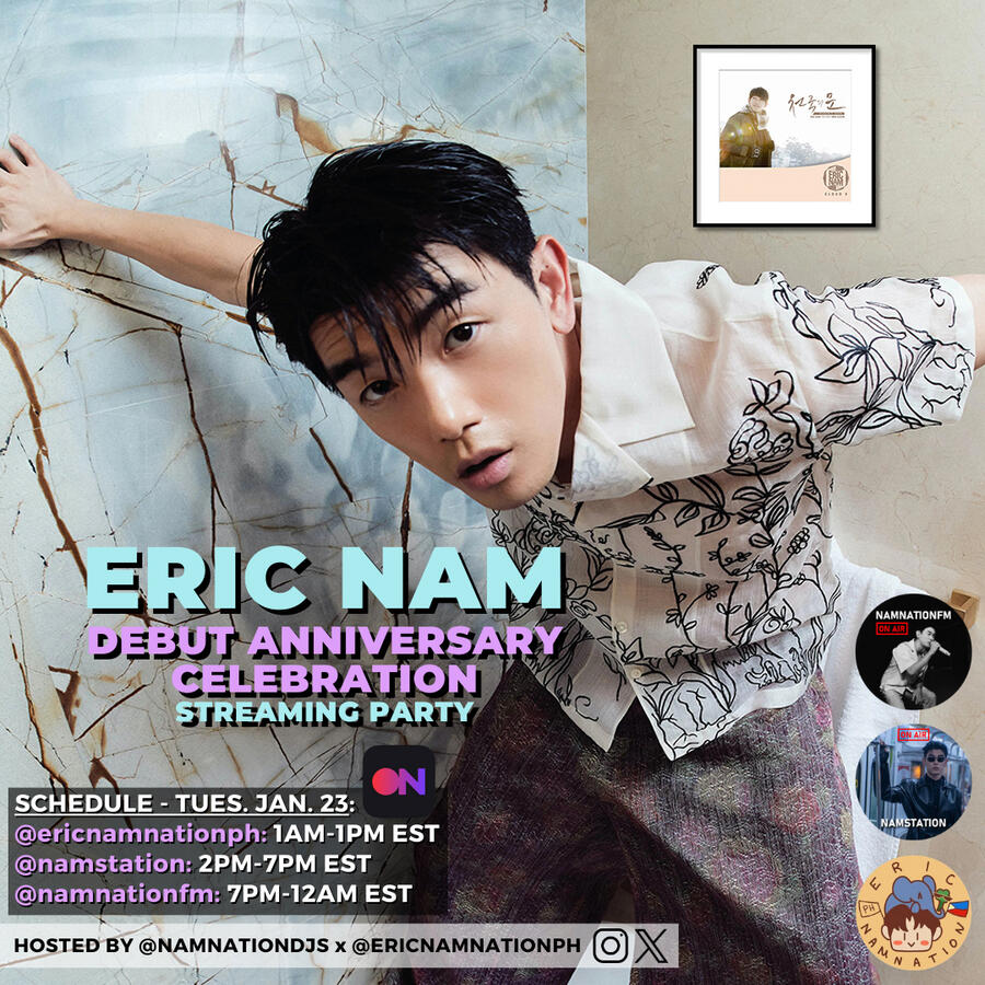 Eric Nam Debut Anniversary Celebration