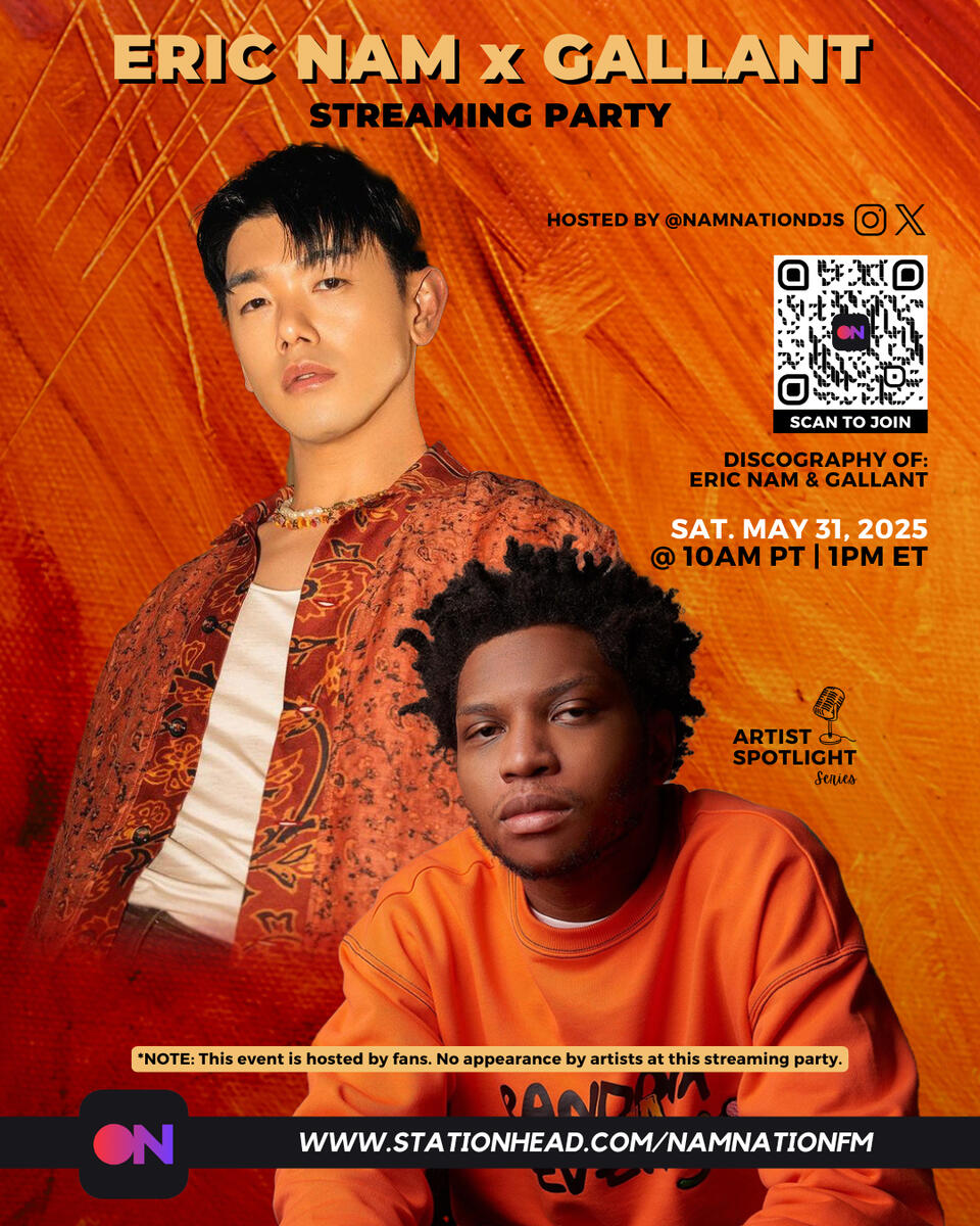 Eric Nam and Gallant Stationhead Streaming Party