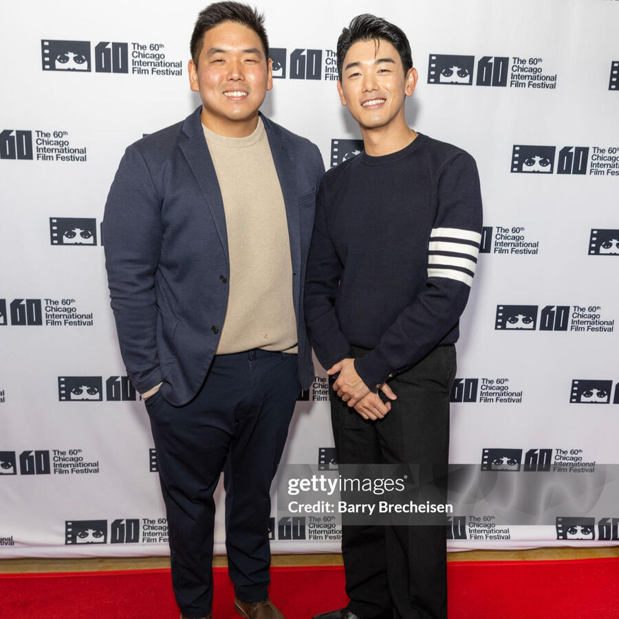 Eric Nam and Director Jason Park at Chicago International Film Festival for Transplant movie