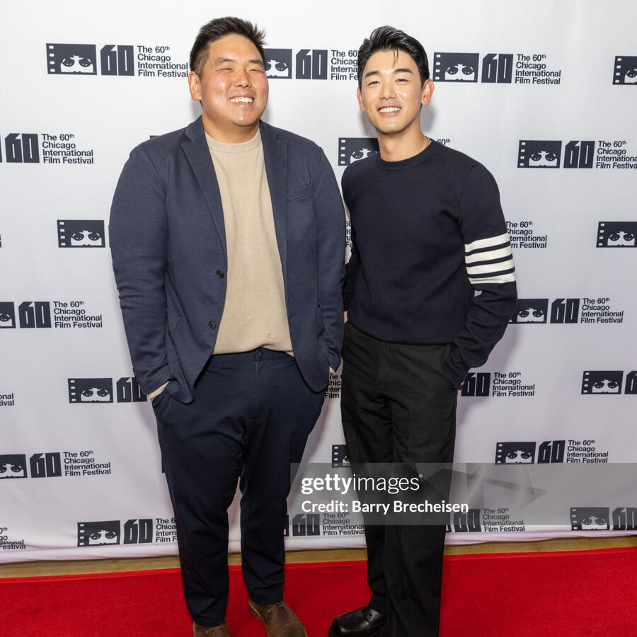 Eric Nam and Director Jason Park at Chicago International Film Festival for Transplant movie