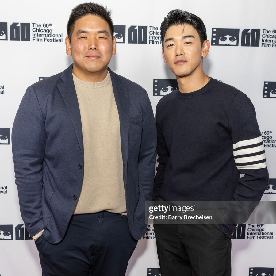 Eric Nam and Director Jason Park at Chicago International Film Festival for Transplant movie