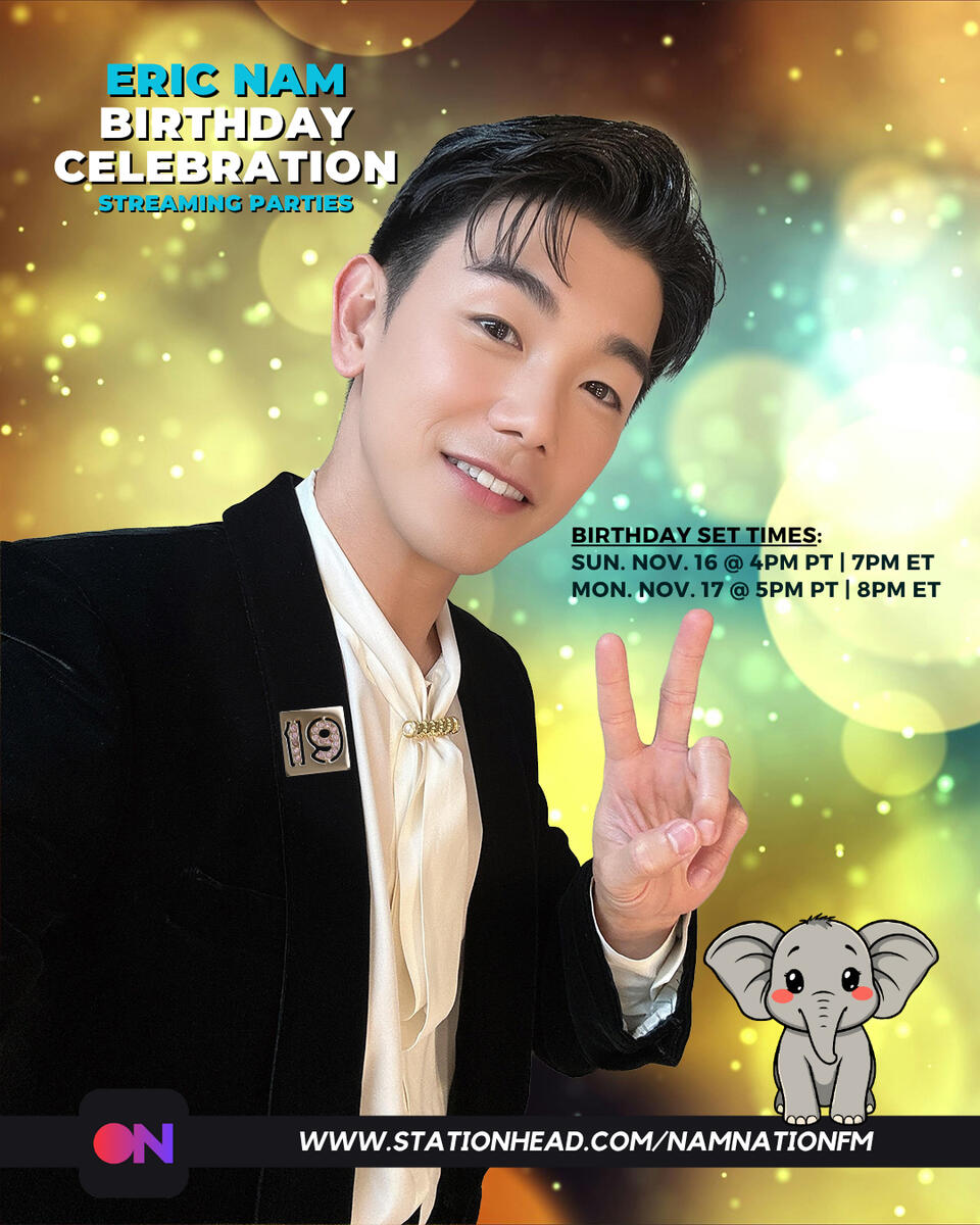 Eric Nam Birthday Stationhead Streaming Party