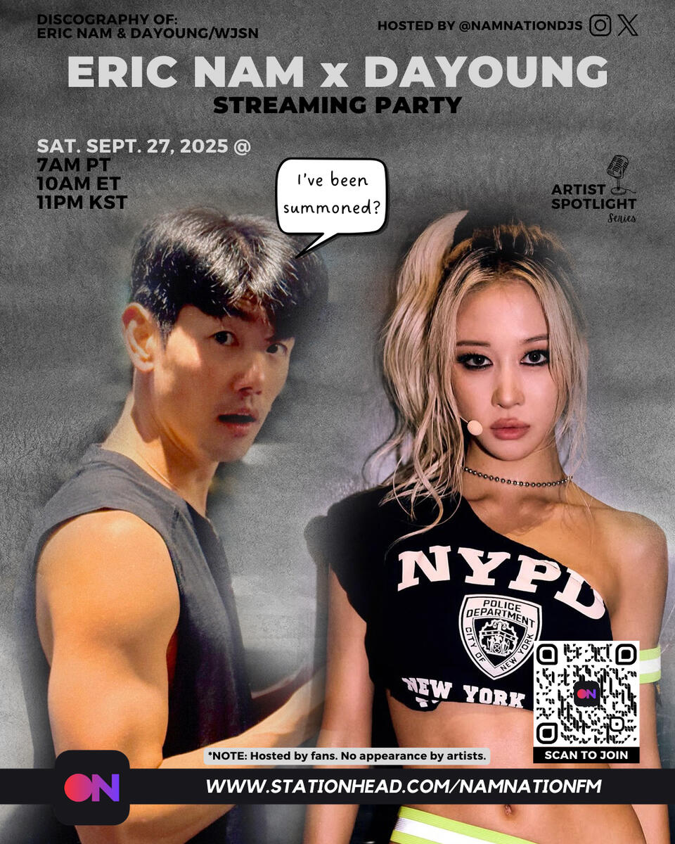Eric Nam and Dayoung Stationhead Streaming Party