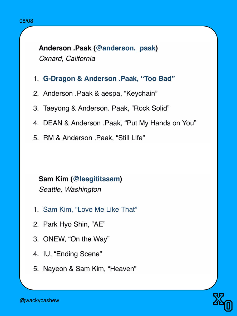 Eric Nam included in list of 30 Greatest Living American K-Pop Songwriters Eric Nam included in list of 30 Greatest Living American K-Pop Songwriters