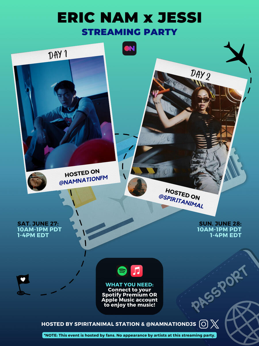 Eric Nam and Jessi Stationhead Streaming Party