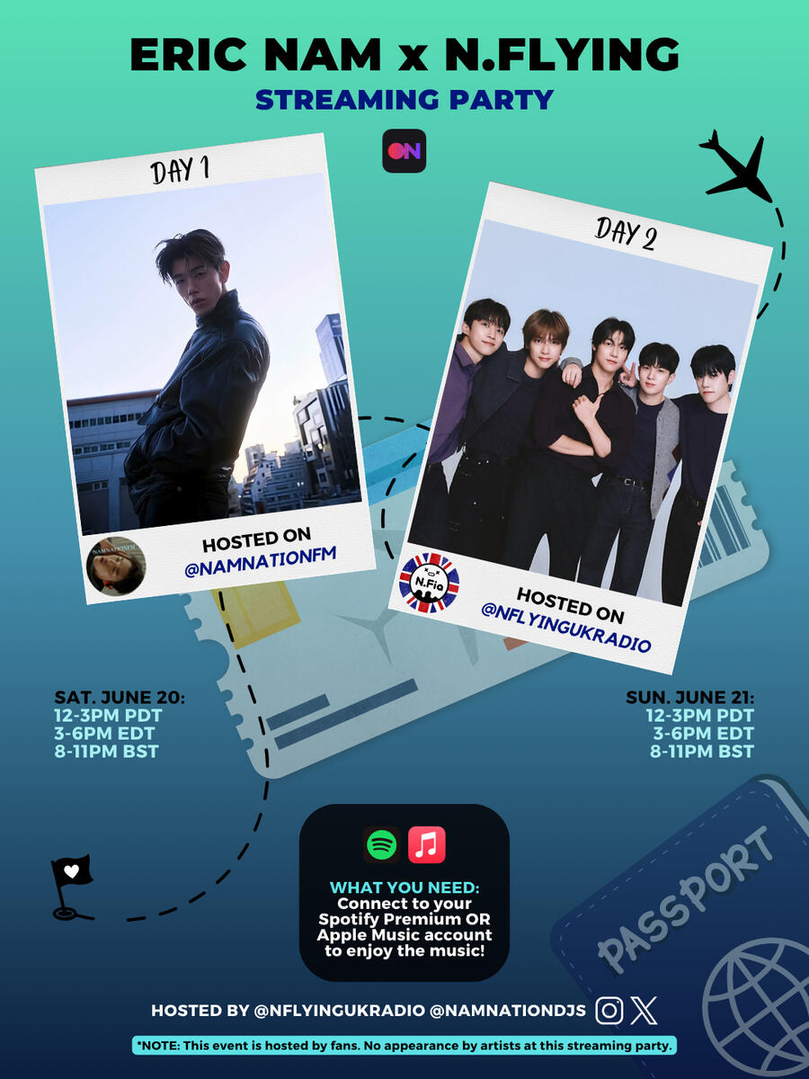 Eric Nam and N.Flying Stationhead Streaming Party Eric Nam and N.Flying Stationhead Streaming Party
