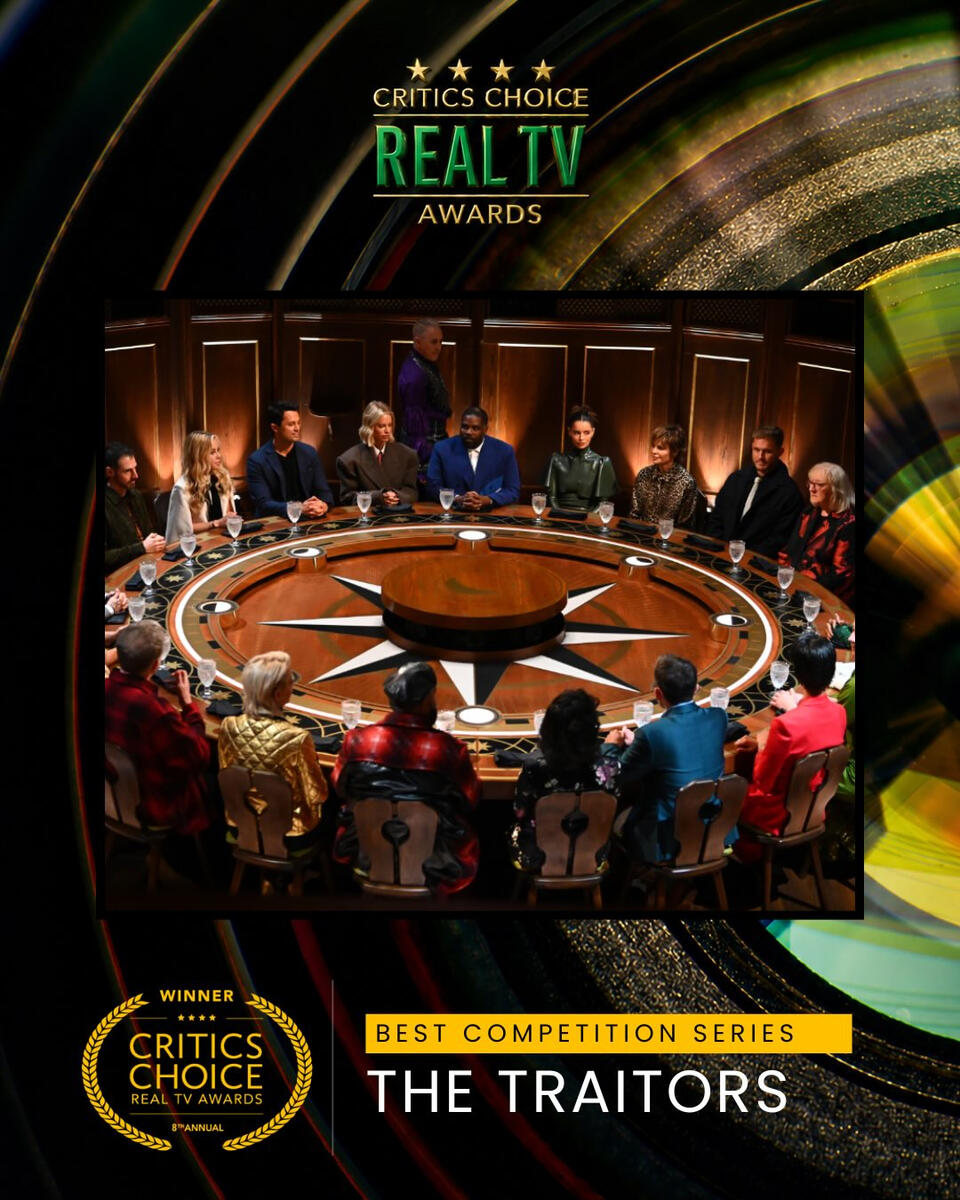 The Traitors US won Best Competition Series at the Critics Choice Real TV Awards
