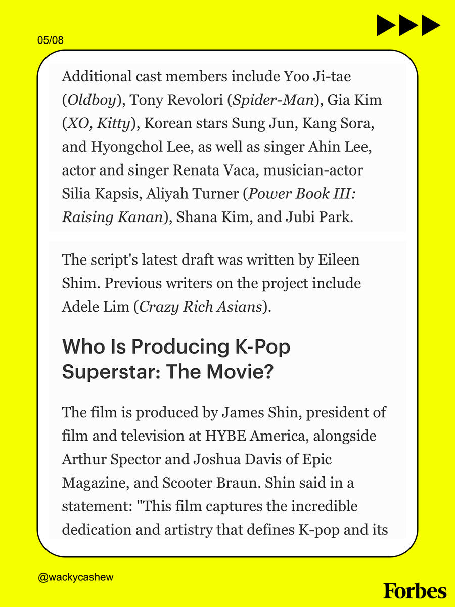 K-Pop Superstar: The Movie is the official film title for the K-pop movie starring Eric Nam and Ji-young Yoo K-Pop Superstar: The Movie is the official film title for the K-pop movie starring Eric Nam and Ji-young Yoo