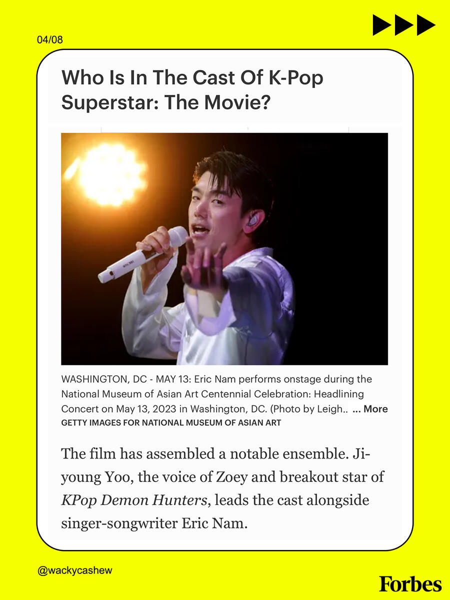 K-Pop Superstar: The Movie is the official film title for the K-pop movie starring Eric Nam and Ji-young Yoo