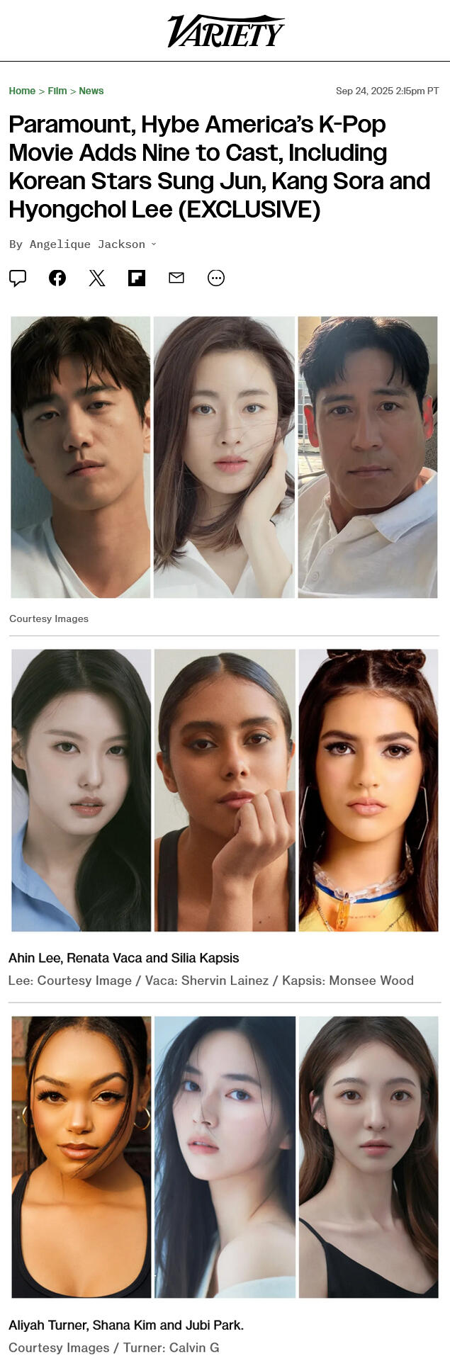 New cast added to Untitled K-pop Movie starring Eric Nam and Ji-young Yoo