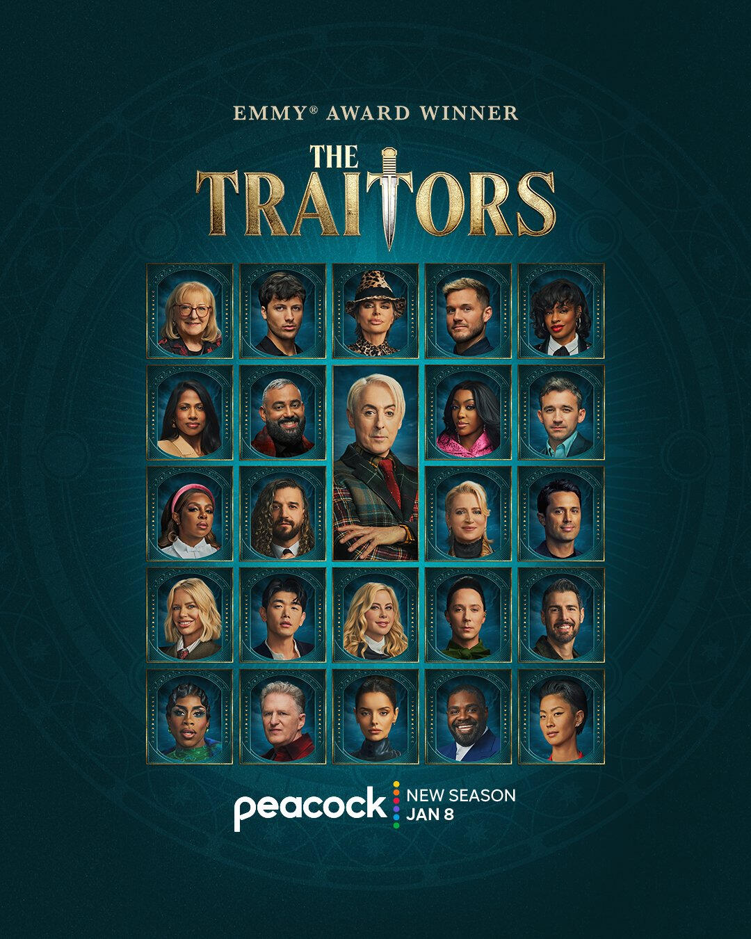 Official cast photo of Eric Nam in The Traitors US Season 4 line-up on Peacock Official cast photo of Eric Nam in The Traitors US Season 4 line-up on Peacock