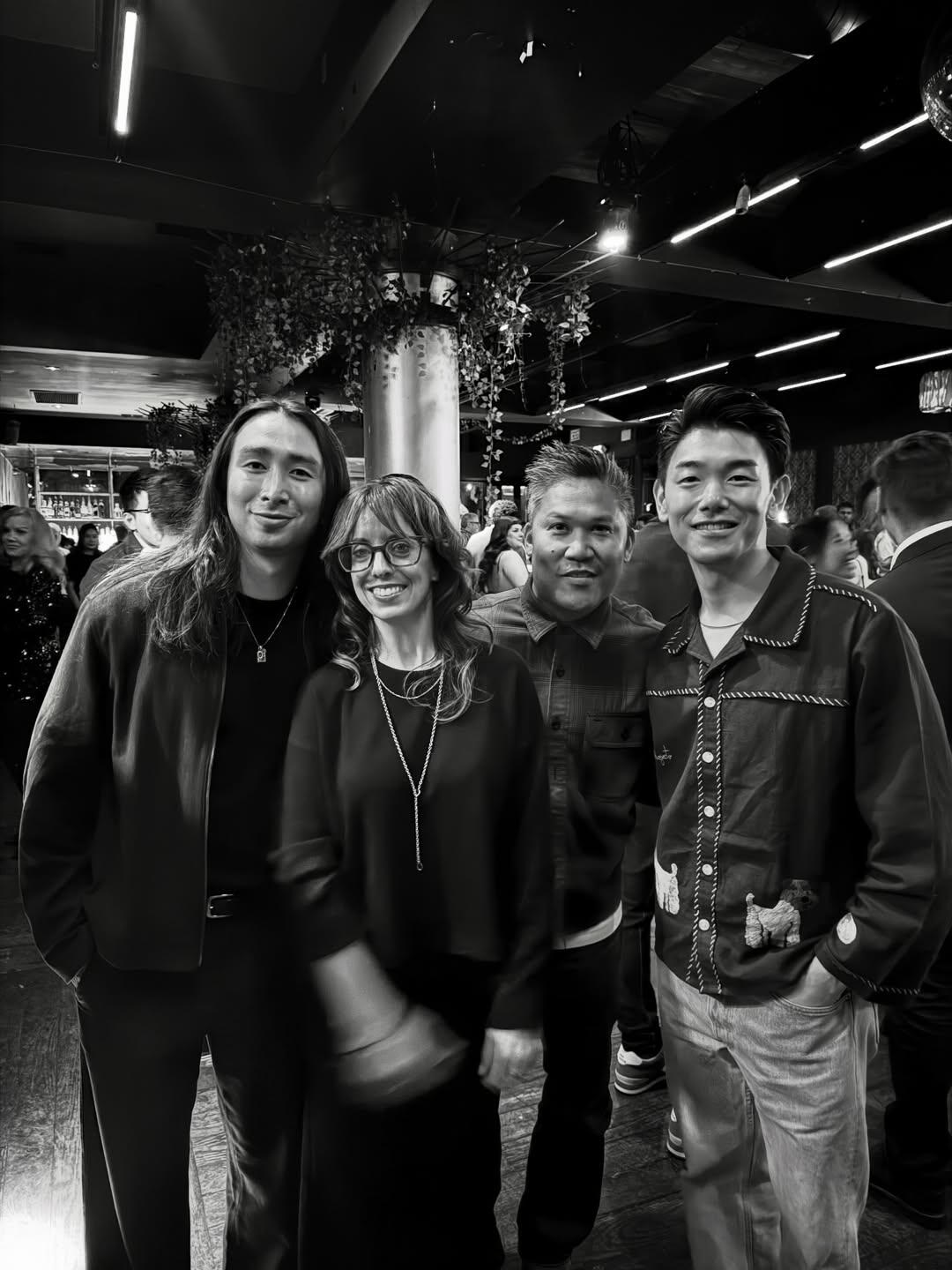 Eric Nam with RomaΜn Zaragoza, Lauren Montgomery, and Dante Basco at the screening of their film, Avatar: Aang, The Last Airbend Eric Nam with RomaΜn Zaragoza, Lauren Montgomery, and Dante Basco at the screening of their film, Avatar: Aang, The Last Airbender on March 6, 2026.