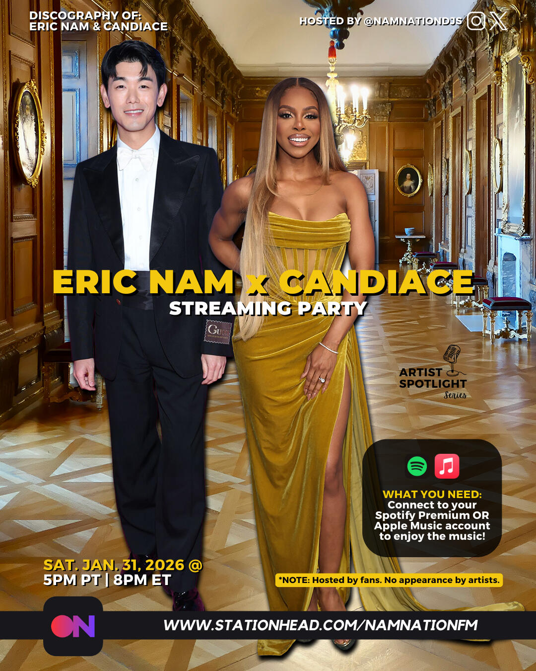 Artist Spotlight: CANDIACE Eric Nam and CANDIACE Stationhead Streaming Party