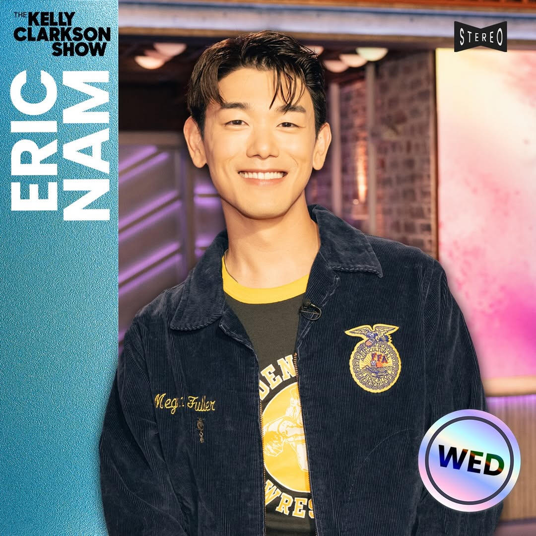 Eric Nam on The Kelly Clarkson Show on Wed. June 17, 2026